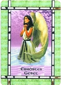 Engelkarte Erhörtes Gebet