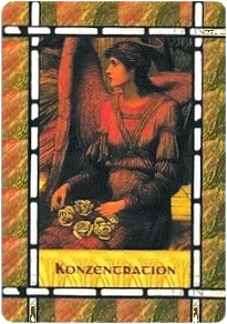 Engelkarte Konzentration